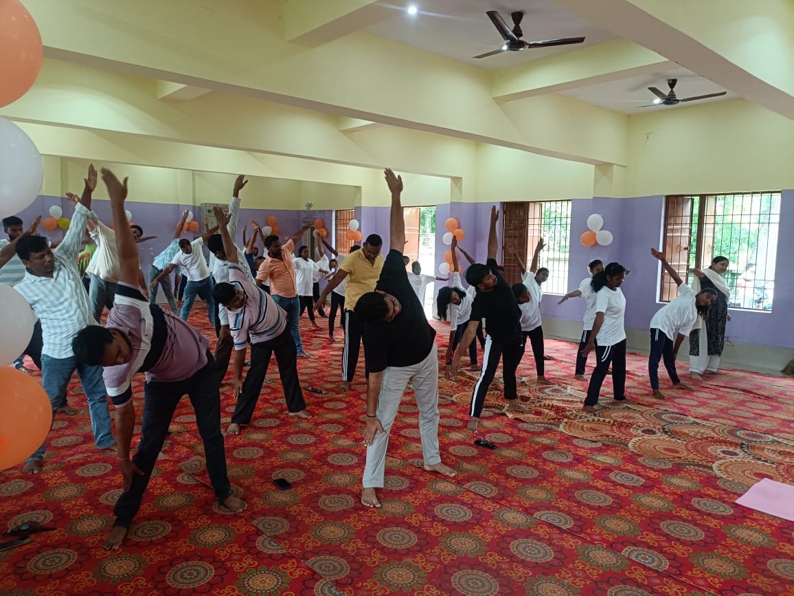 Observation of International Yoga Day in respect of Kaptipada Block dt.21.06.2025