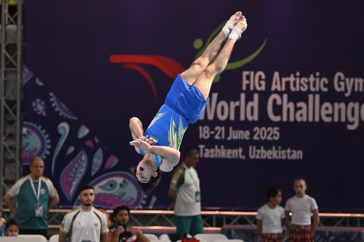 18-21-iyun kunlari Gimanstika markazida xalqaro gimnastika federatsiyasi tomonidan "FIG WORLD CHALLENDGE CUP" jahon kubogi musobaqasi o'tkazilmoqda.

📷  Marvarida Isroil  /PressPhotoUz

👉🏻 Sahifalarimiz - <a href="/pressphotouz/">PressPhoto.Uz</a>
Telegram | Instagram | Facebook | X (twitter)