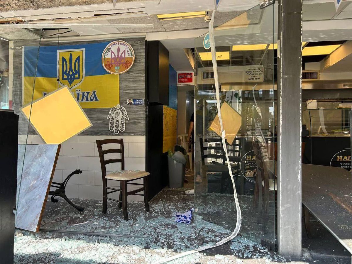 This is what we call kill two birds with one stone.

NAZI and ZIONIST objective hit.

An Iranian missile hit a Ukraine nationalist restaurant in IsraHell. This is what i call jackpot !!!!