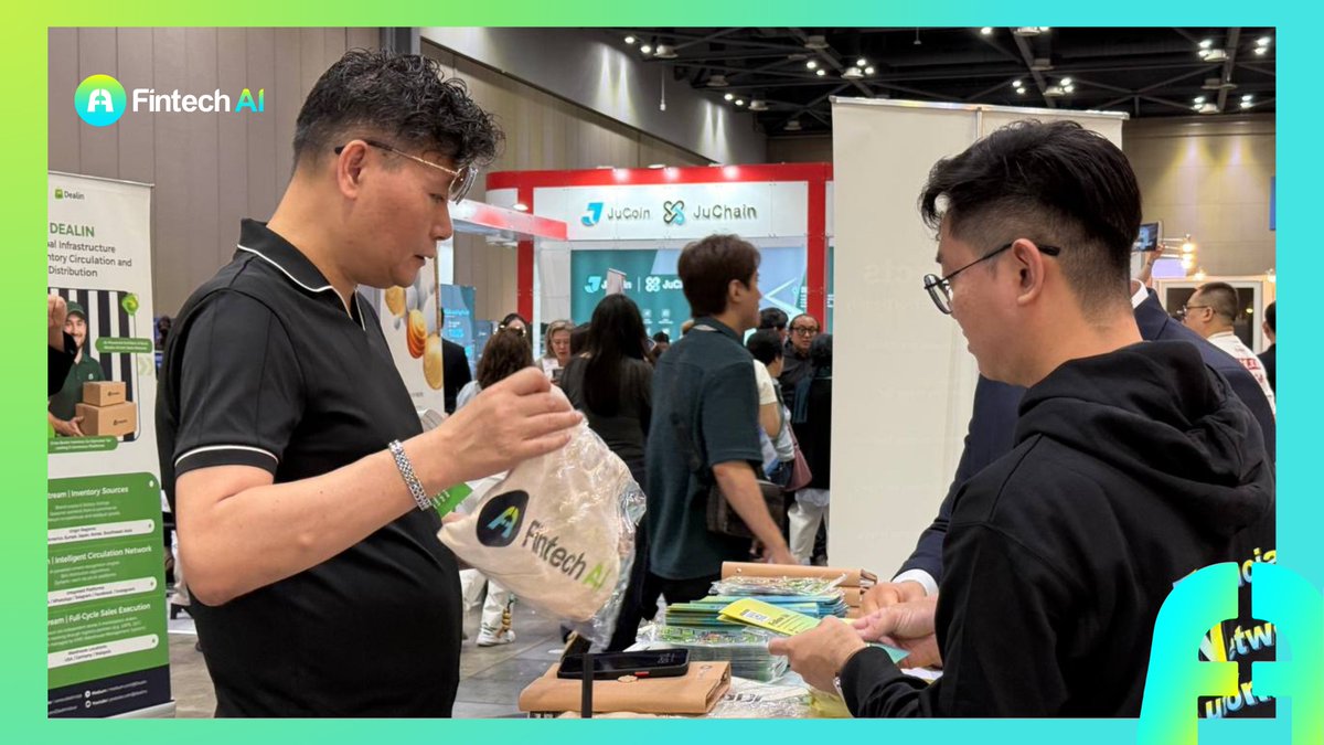 FNA_FintechAI's tweet image. Day 1 at Nexus 2140 Global Expo! 💥

Swing by if you’re here! We’ve got live demos, and exclusive Fintech AI merch waiting. 🔥 Booth AH9 is where we&apos;re at!

#NEXUS2140 #FintechAI #FNA #GlobalExpo2025 #Web3 #AI #Ecommerce #KINTEX #staking #defi #blockchain #altcoin #bnb #btc #eth