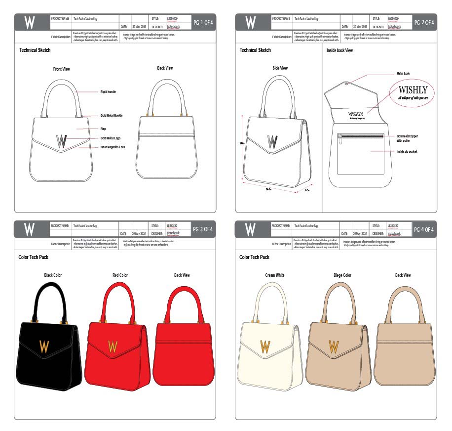 anwarbappy's tweet image. Designing a leather bag is an art. Producing it efficiently and consistently? That’s where a detailed tech pack makes all the difference.

bitly.cx/60HBw

#TechPack #LeatherBagDesign #BagTechPack #AccessoryDesign #FashionTech #ProductDevelopment #HandbagDesign #CADSketch