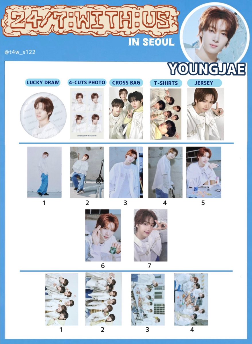 TWS TOUR '24/7:WITH:US' IN SEOUL Official Merch. 購入特典 trading