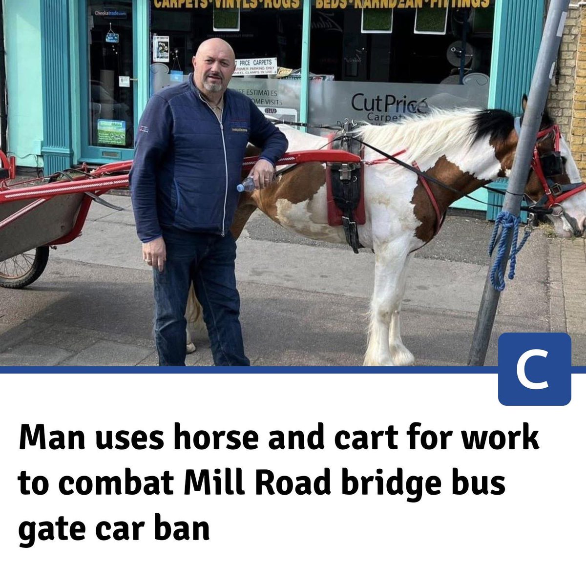 Great idea to get round the restrictions in Central London.