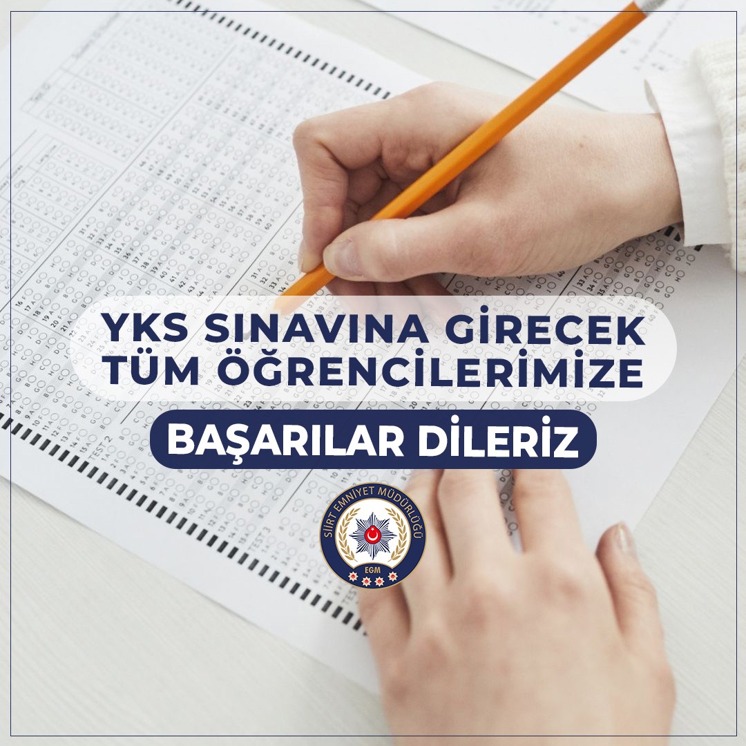 👩‍🎓📖👨‍🎓 Ülkemizin geleceği kıymetli gençlerimize Yükseköğretim Kurumları Sınavında başarılar diliyoruz.