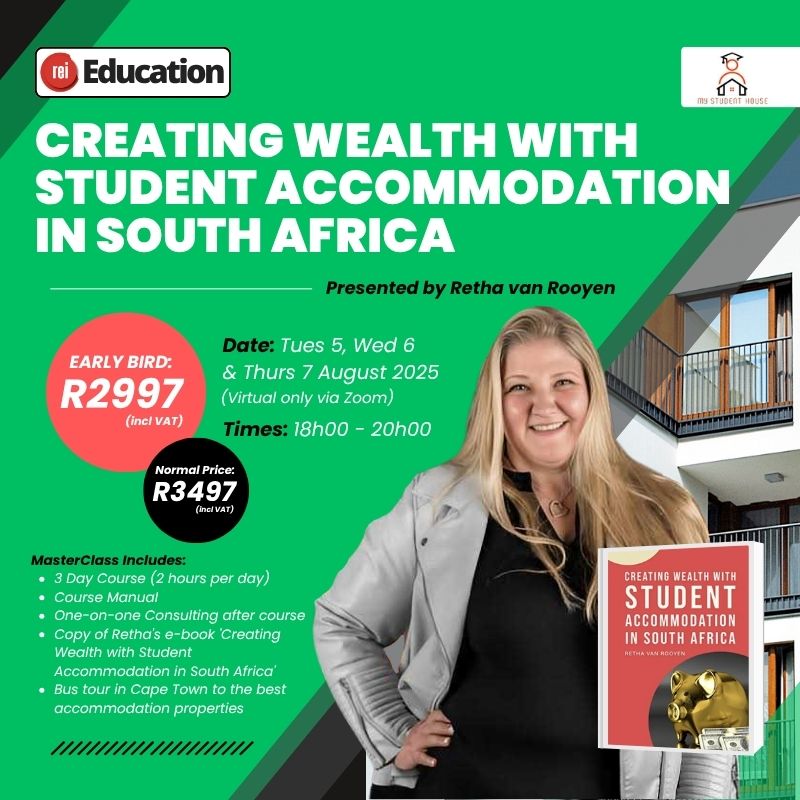 Join our comprehensive 3-day online MasterClass and gain the skills to confidently invest in student housing. 

The course includes real-world case studies, a detailed course manual, and a personalized one-on-one follow-up session.
Early bird sale 👉 loom.ly/j2ukBbg