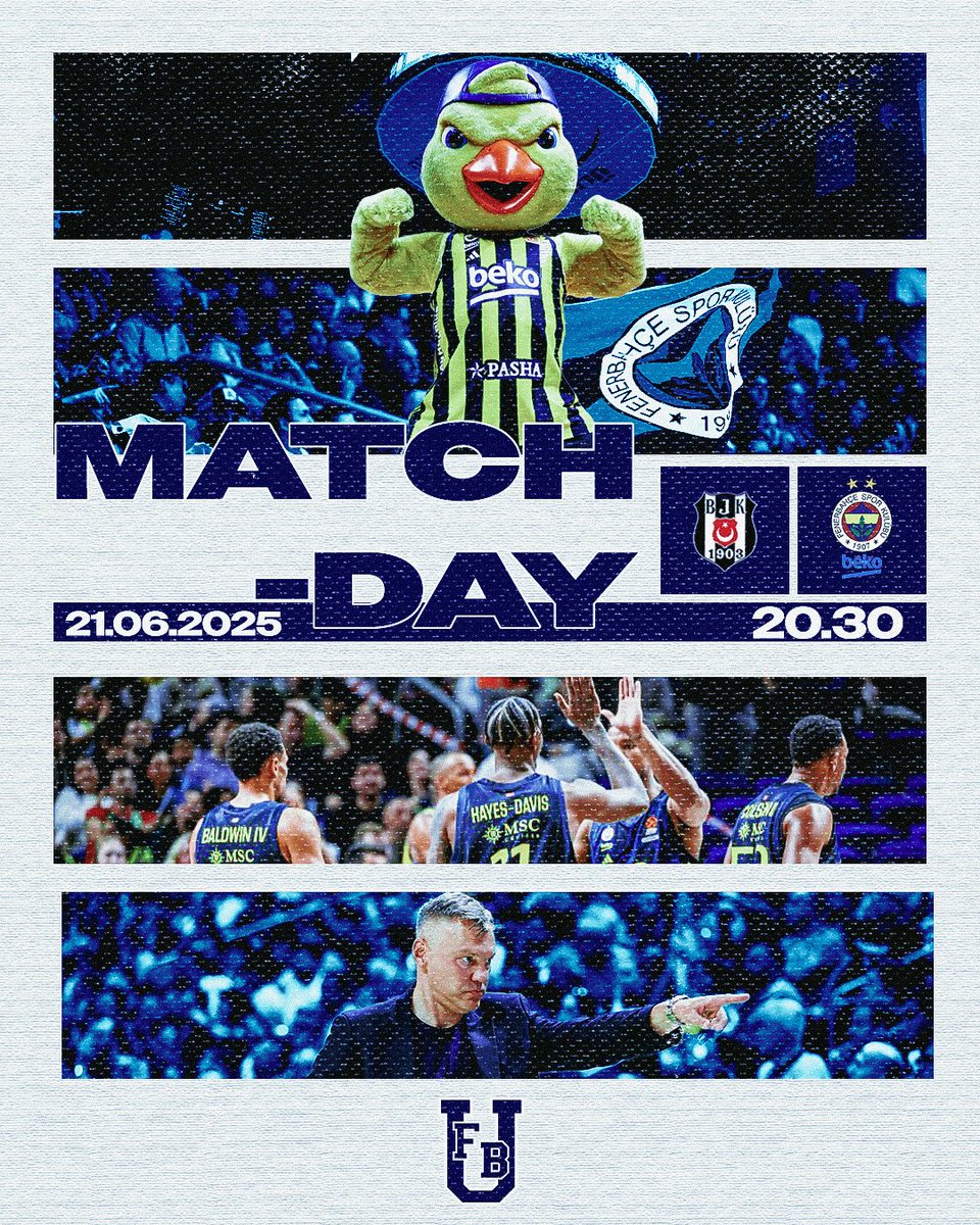 🏆 TBF Playoff Final 3. Maç
🏀 Beşiktaş Fibabanka - Fenerbahçe Beko
🏟 Basketbol Gelişim Merkezi
🕙 20:30
#FenerinMaçıVar
#NeverEnough
#Yellow7egacy