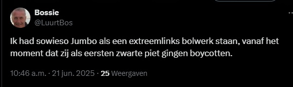 Volgens "Bossie" bestaan er ook extreemlinkse supermarkten.😂😂