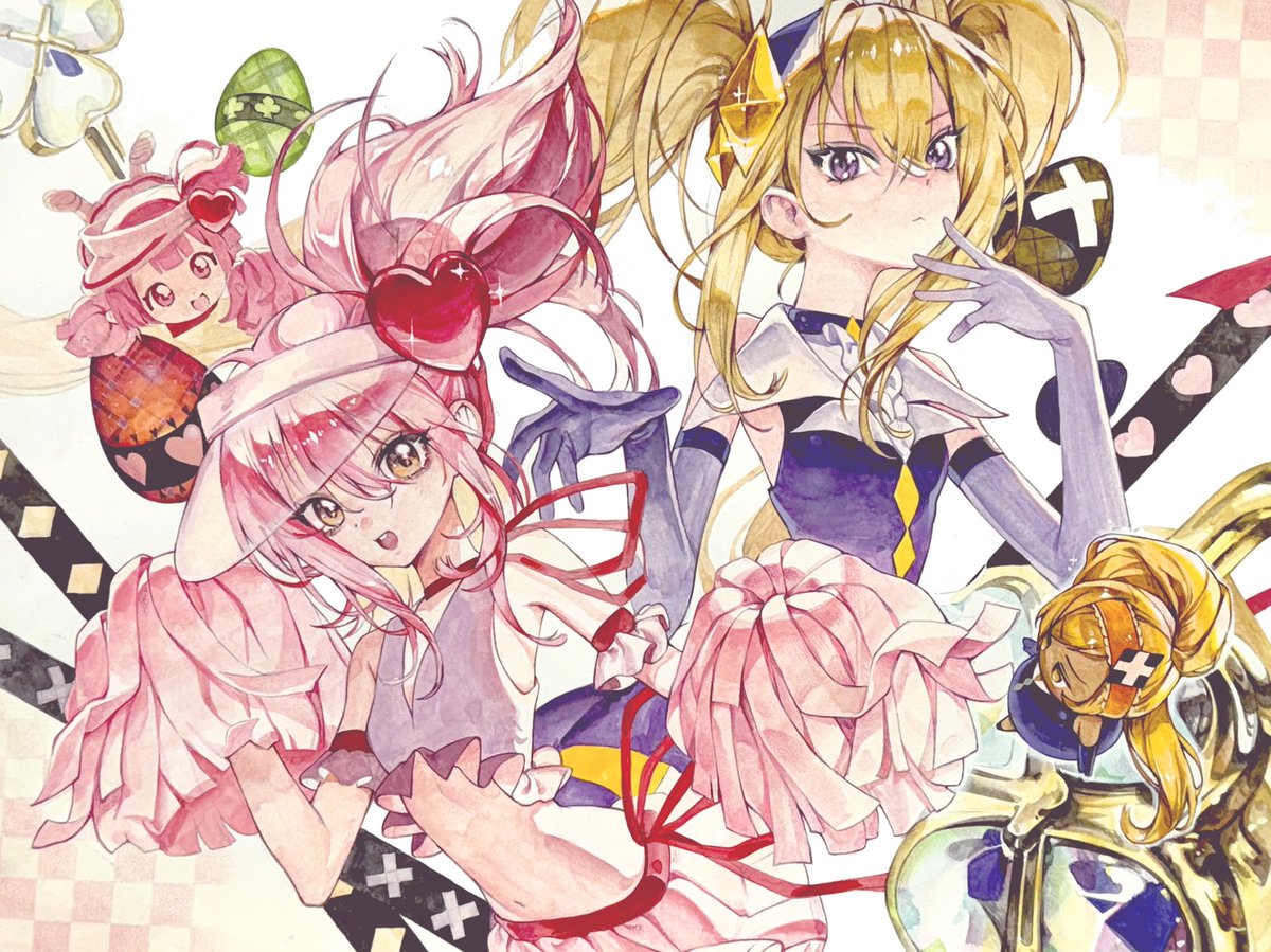 캐릭터 체인지! 
수채화작업
#しゅごキャラ #캐캐체