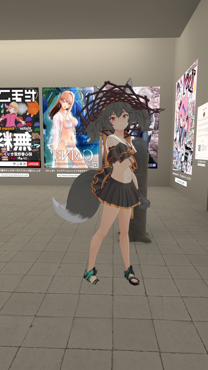 ここ最近の写真だと伝わりづらかったかもですが、尻尾の付け根にもフリフリがついてます