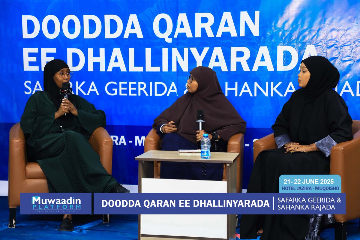 muwaadinso's tweet image. Muwaadin Platform has convened two days discussion workshop on the current wave of immigration of the Somali young men and women titled "National Youth discussion: Fatal Journey and the exploration of hope". Two different panel discussions have so far been conducted.