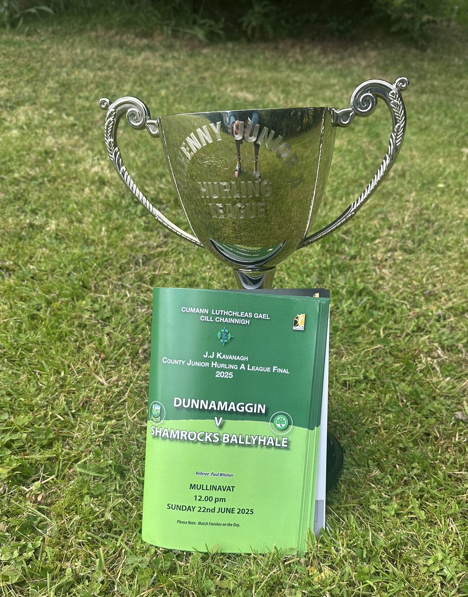Mullinavat GAA (@gaamullinavat) on Twitter photo Mullinavat GAA Club host the <a href="/JJKavanaghBuses/">JJ Kavanagh</a> <a href="/KilkennyCLG/">Kilkenny GAA</a> Junior A League Hurling Final tomorrow at midday between <a href="/BallyhaleGAA/">Shamrocks</a> and <a href="/DunnamagginGAA/">Dunnamaggin GAA Club</a> .
Best of luck to both clubs with a fine contest expected.
Admission is just €5 Mullinavat GAA Club host the <a href="/JJKavanaghBuses/">JJ Kavanagh</a> <a href="/KilkennyCLG/">Kilkenny GAA</a> Junior A League Hurling Final tomorrow at midday between <a href="/BallyhaleGAA/">Shamrocks</a> and <a href="/DunnamagginGAA/">Dunnamaggin GAA Club</a> .
Best of luck to both clubs with a fine contest expected.
Admission is just €5