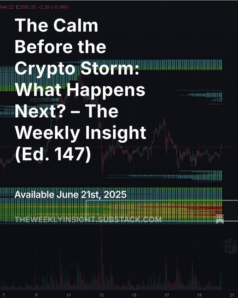 In 5 hours you will see my thoughts on the markets.

What I’ve been buying and what I think comes next.

We are now in the top 100 crypto newsletters.

Thank you to the 2,100 weekly readers! 

Please RT and sub (for free) if you read and are excited for this week