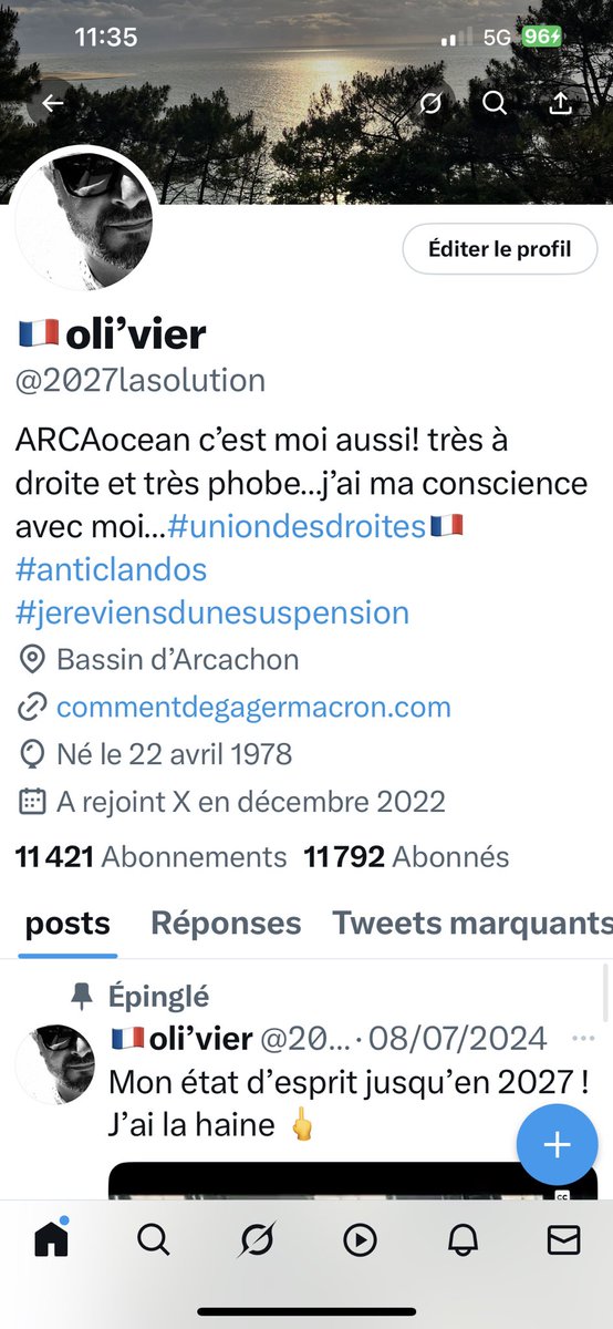🇫🇷Oliv’ (@arcaocean) on Twitter photo Ceci n’est pas un boost mais j’aimerai redonner de la visibilité à <a href="/2027lasolution/">🇫🇷oli’vier</a> qui après 10 mois de suspension n’en a malheureusement plus. Oui il y a beaucoup d’abonnés mais ça ne suffit pas. Merci de RT ou de réagir avec celui ci pour le faire revenir de parmi les morts 😉 Ceci n’est pas un boost mais j’aimerai redonner de la visibilité à <a href="/2027lasolution/">🇫🇷oli’vier</a> qui après 10 mois de suspension n’en a malheureusement plus. Oui il y a beaucoup d’abonnés mais ça ne suffit pas. Merci de RT ou de réagir avec celui ci pour le faire revenir de parmi les morts 😉