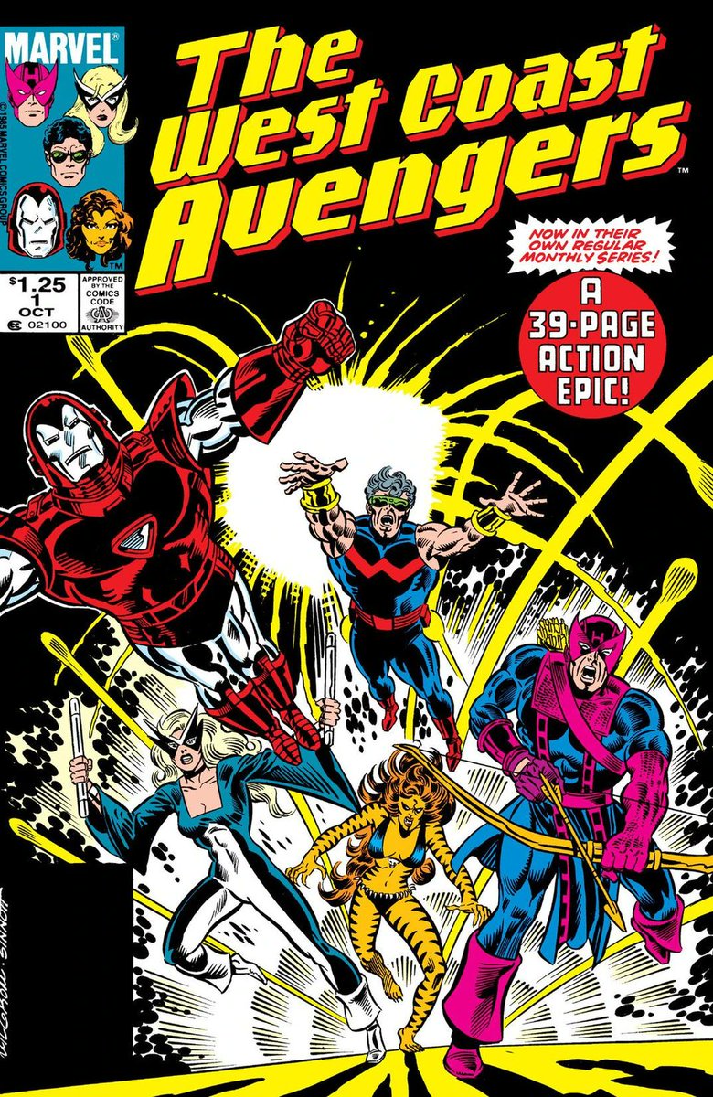 Aquest mes fa 40 anys que es va publicar The West Coast Avengers (vol. 2) #1, d'Steve Englehart i Al Milgrom.

Englehart va demostrar que coneixia bé la idiosincràsia i el passat dels personatges i va ser valent en alguns arguments (suïcidi, venjança...). Pobre, pobre Hank Pym...