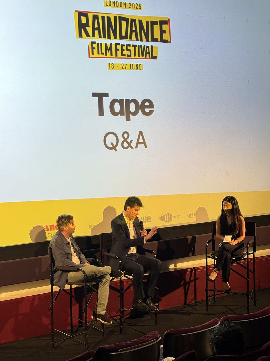 Supporting my dear friend <a href="/bizhan_tong/">Bizhan Tong</a> at this years <a href="/Raindance/">Raindance Film Festival</a> huge congrats to him and everyone involved with the phenomenal reimagined ‘Tape’ 👏🏼👏🏼👏🏼