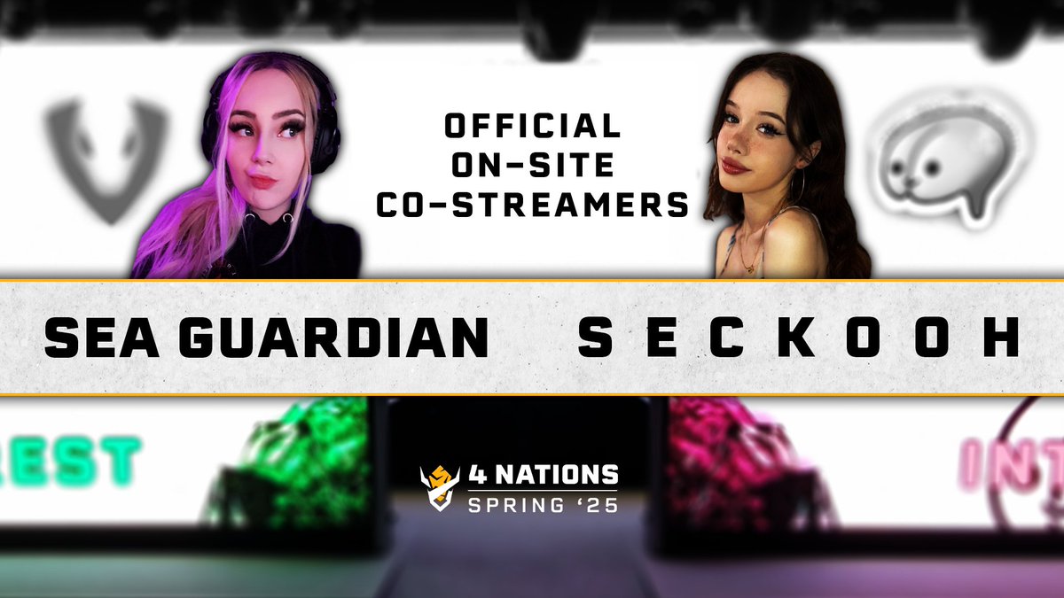 📺 GRAND FINALS ON-SITE CO-STREAMS 📺

We are absolutely delighted to welcome two incredible streamers to the venue to cover today's Grand Final 😍

@Sharloothe 
<a href="/Sea_Guardian1/">Sea Guardian</a> 

They'll be co-streaming together from our comfy &amp; cozy couch setup and will be joined by various