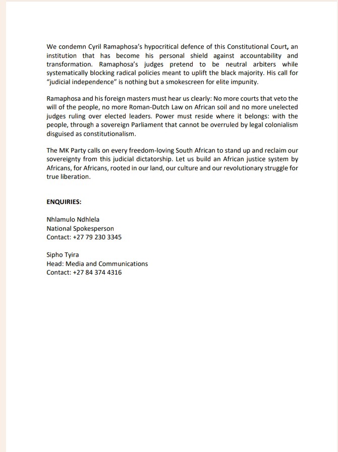 MKPartyy's tweet image. YEARS OF A CAPTIVE COURT: 

THE MK PARTY DEMANDS PEOPLE’S POWER OVER JUDICIAL DICTATORSHIP.