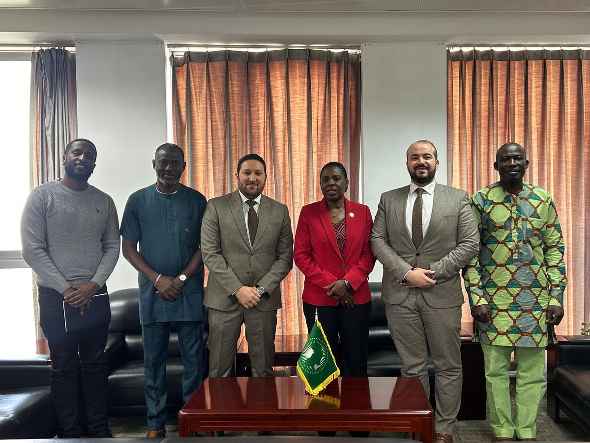 Algeria in Addis-Ababa / PM to African Union (@ambalgaddis) on Twitter photo Amb <a href="/kled_mohamed/">Amb. Mohamed KHALED, PhD</a> paid courtesy call to Amb <a href="/amma_twumamoah/">Amma A. Twum-Amoah</a> Commissioner <a href="/AU_HHS/">AU Health,Humanitarian Affairs&Social Development</a>, during which he renewed commitment of #Algeria to continue working closely with <a href="/_AfricanUnion/">African Union</a> Commission, particularly in fields of #health, #social-dev. & #humanitarian affairs across #Africa Amb <a href="/kled_mohamed/">Amb. Mohamed KHALED, PhD</a> paid courtesy call to Amb <a href="/amma_twumamoah/">Amma A. Twum-Amoah</a> Commissioner <a href="/AU_HHS/">AU Health,Humanitarian Affairs&Social Development</a>, during which he renewed commitment of #Algeria to continue working closely with <a href="/_AfricanUnion/">African Union</a> Commission, particularly in fields of #health, #social-dev. & #humanitarian affairs across #Africa