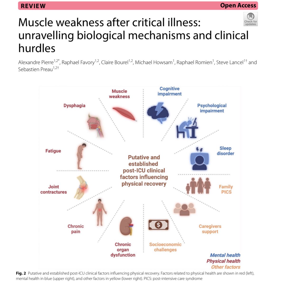 Eddy J. Gutierrez, MD (@eddyjoemd) on Twitter photo There are a multitude of factors outside of muscular weakness that impact the full recovery of our patients whose lives we save in the ICU. Here's a recap. 🎩 tip to the authors.
eddyjoemd.com/foamed There are a multitude of factors outside of muscular weakness that impact the full recovery of our patients whose lives we save in the ICU. Here's a recap. 🎩 tip to the authors.
eddyjoemd.com/foamed