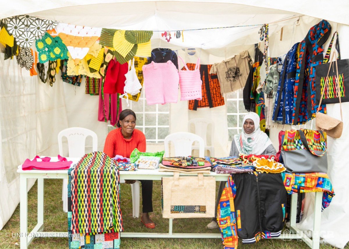 UNHCR_Kenya's tweet image. Yesterday, we joined our partners in Nairobi in solidarity #WithRefugees.
Talented refugee dancers, drummers, and performers graced the event while participants also sampled and purchased beautiful items made by refugees.
Thank you for supporting refugees.