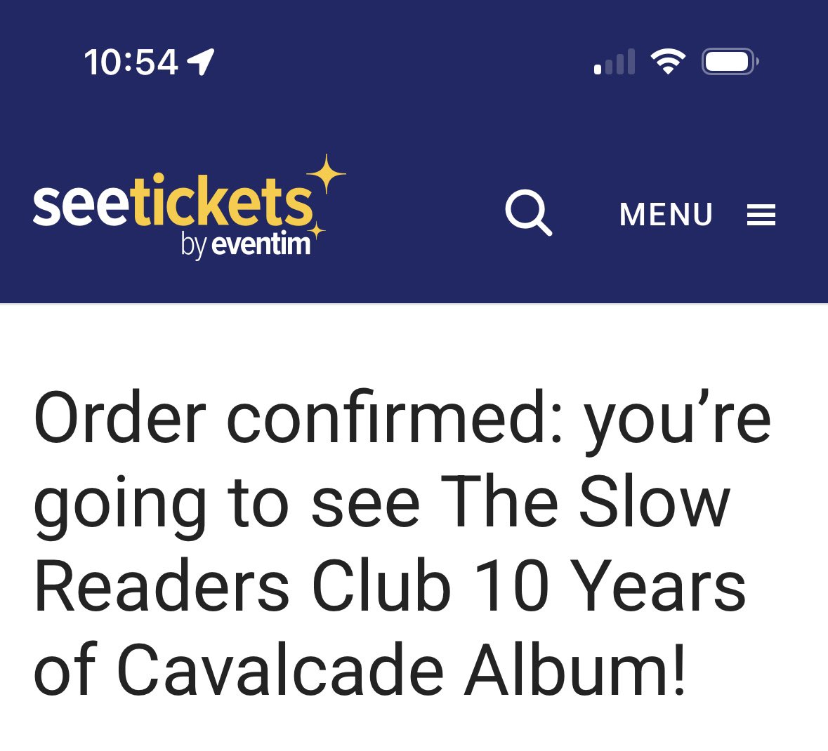 See you in Manchester in December, chaps. 🫡🧑‍🎄<a href="/slowreadersclub/">THE SLOW READERS CLUB</a>