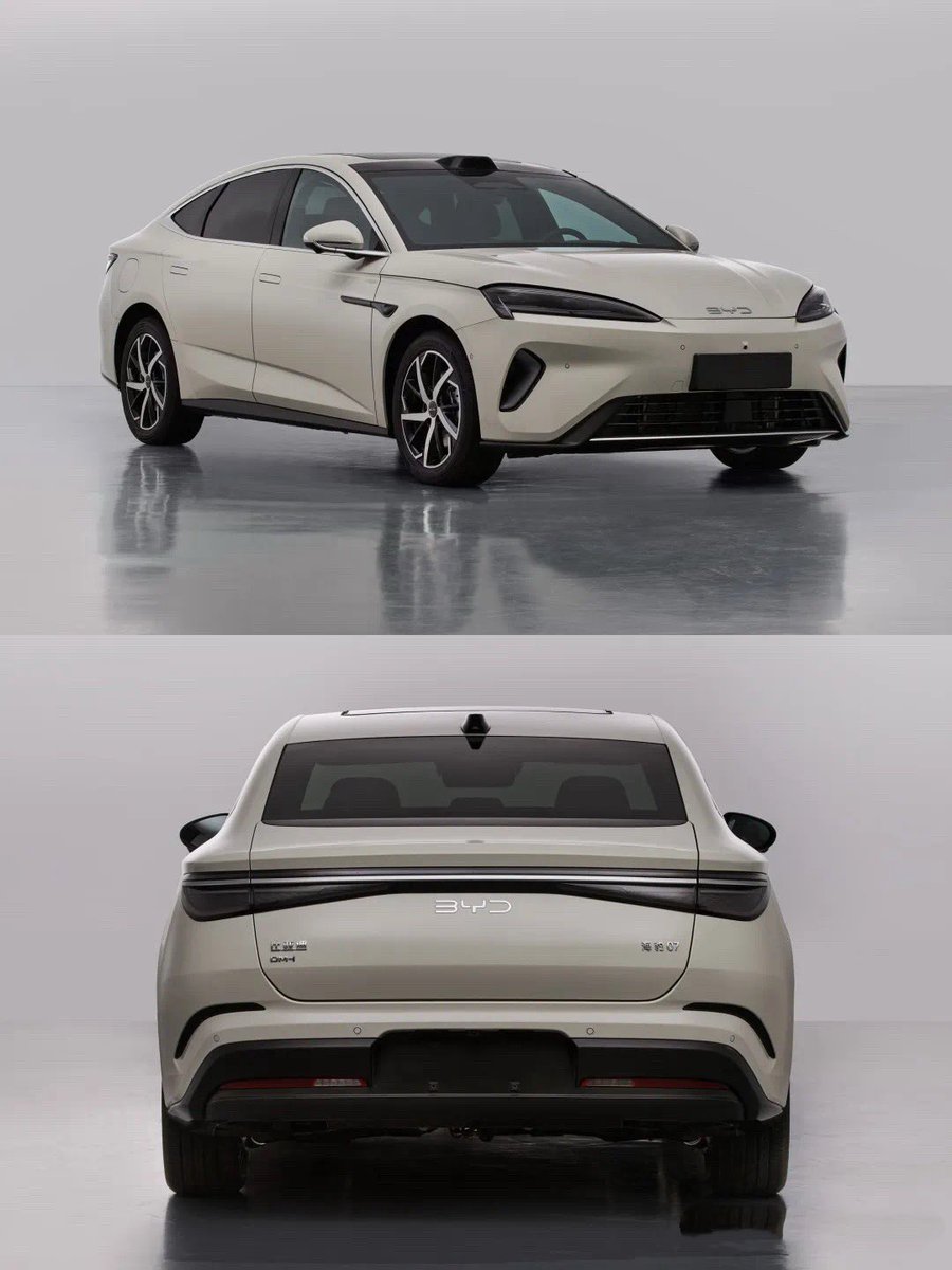 New BYD Seal 07 DM-i spotted in MIIT filing — now with rooftop LiDAR, signaling support for advanced driving features. 

Still offers 1.5L &amp; 1.5T PHEV setups, 160/200kW motors, and 70km or 125km CLTC EV range. $BYDDY #ChinaEV