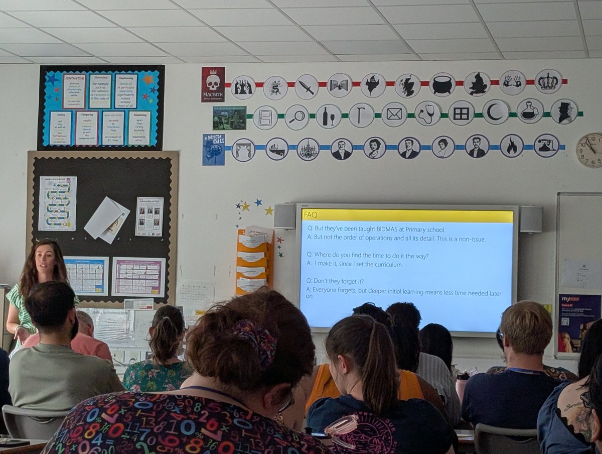 Matt Man (@mr_man_maths) on Twitter photo The newest acronym of BIDMAS - shall we call it "EMA" in honour of <a href="/EmathsUK/">Mark McCourt</a>?
EMA stands for Exponentiation, Multiplication, Addition. The three groups to use instead of BIDMAS.
#Mathsconf38 The newest acronym of BIDMAS - shall we call it "EMA" in honour of <a href="/EmathsUK/">Mark McCourt</a>?
EMA stands for Exponentiation, Multiplication, Addition. The three groups to use instead of BIDMAS.
#Mathsconf38