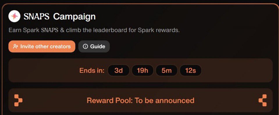 🚨 3 days left in the <a href="/cookiedotfun/">Cookie DAO 🍪</a> x <a href="/sparkdotfi/">Spark</a> Snaps sprint!

$7.9B TVL, SparkLend + Liquidity Layer stacked 🔥
The community’s on fire threads, deep dives, nonstop hype!

I’m all in till the final second.
Let’s make it count. 🏁🍪⚡️

#sparks #CookieSnaps