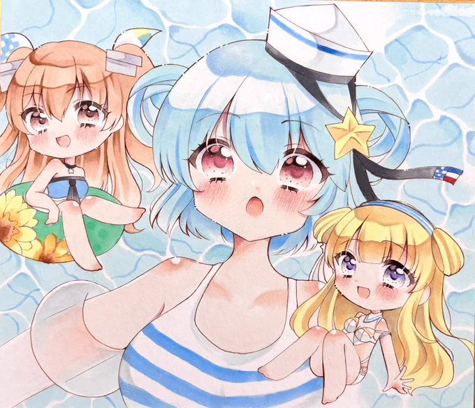 中色紙②