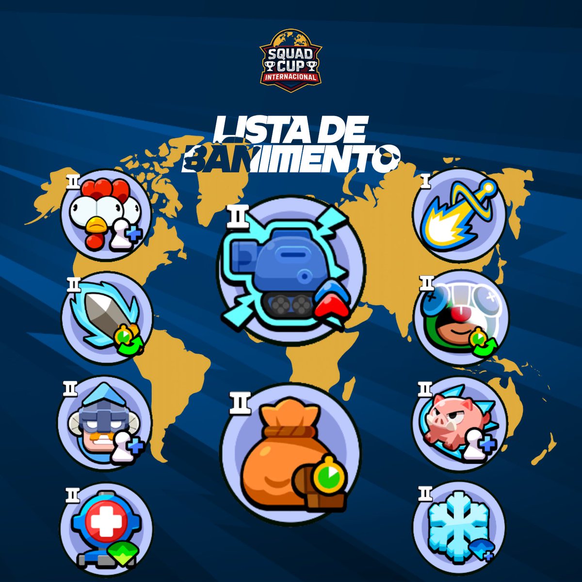 🎮🔥 É HOJE! Chegou a grande final da Squad Cup Internacional!
As melhores equipes do mundo se enfrentam em uma disputa eletrizante! Quem será que leva o troféu pra casa? 
🗓 21/06 – às 20h (horário de Brasília)
📺 Transmissão AO VIVO com <a href="/marinaul/">marinaul</a> 
👉 youtube.com/live/2uUI7cANA…