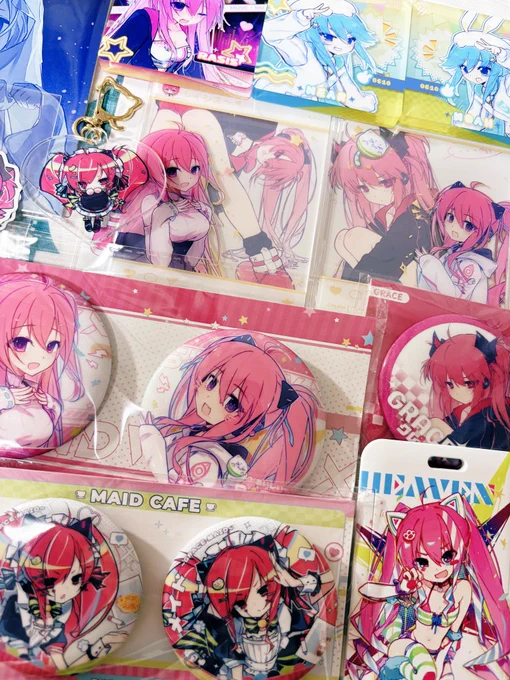 akizzZさまからイラスト本とグッズを頂きました。本もグッズも全部可愛いです グレイスアスクタは尻尾が別パーツで本当に可い! ありがとうございました!