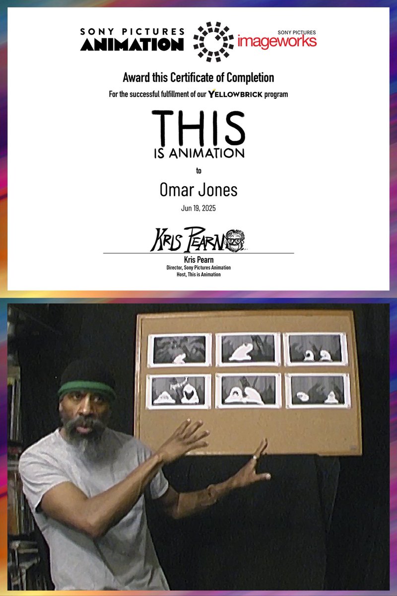 Got my Certificate of Completion of This is Animation program <a href="/SonyAnimation/">Sony Pictures Animation</a> &amp; <a href="/imageworksvfx/">Sony Pictures Imageworks</a> , and <a href="/YellowbrickLrn/">Yellowbrick</a> Thank you for such a fantastic program because learned some main ingredients!
They’re still accepting enrollments at: yellowbrick.co/sony