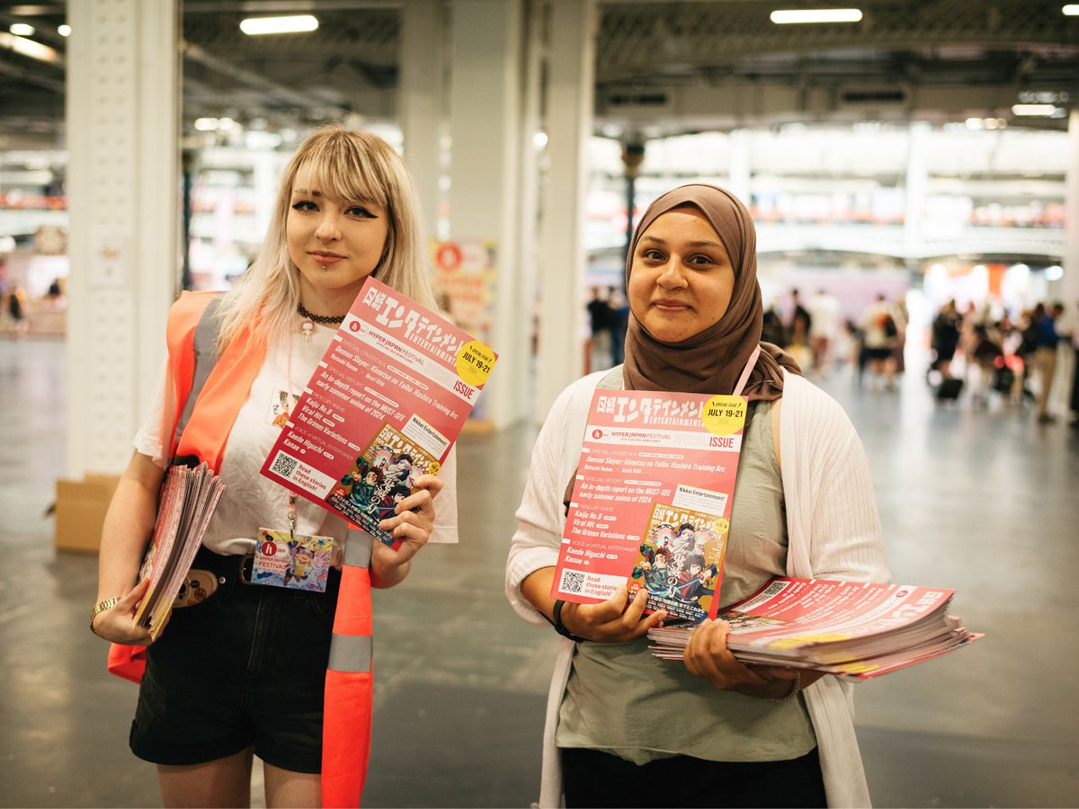 We're looking for enthusiastic volunteers to join the HYPER JAPAN Festival 2025 team💫
As a volunteer, you’ll get a behind-the-scenes look at the event, meet great people, and experience the best of Japanese culture up close.
👉Apply now: form.jotform.com/HYPERJAPAN/hjf…