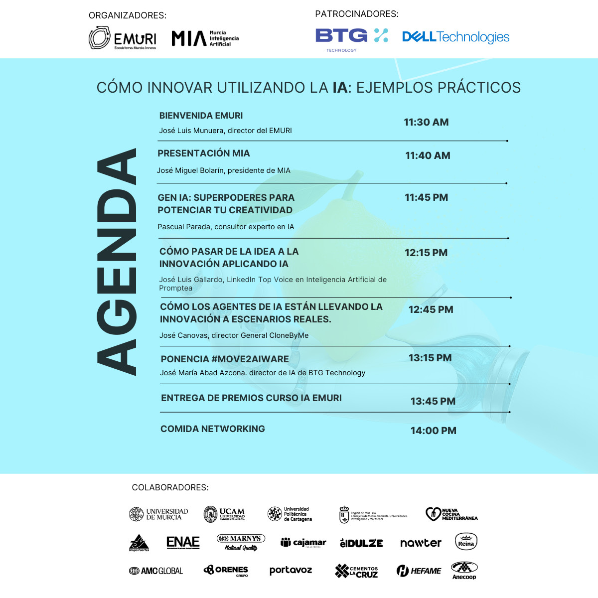 EmuriInnova's tweet image. Desde la cátedra creemos que la #IA es una #oportunidad concreta para transformar la forma en que trabajamos.
📅 La próxima semana celebramos un nuevo evento en colaboración con @MIA. ¡Todavía estás a tiempo!
👉 Puedes inscribirte aquí: docs.google.com/forms/d/1lFGeo…
