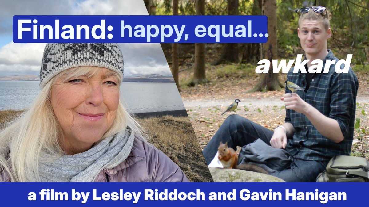 Crowdfunder now active for new Finland film with young Scot in Helsinki Gavin Hanigan.  Why Finns? Happiest nation for 7 years running - not cos of belly-laughs but satisfaction over best education; more co-ops than PLCs &amp; more saunas than cars. Pls share
crowdfunder.co.uk/p/finland---th…