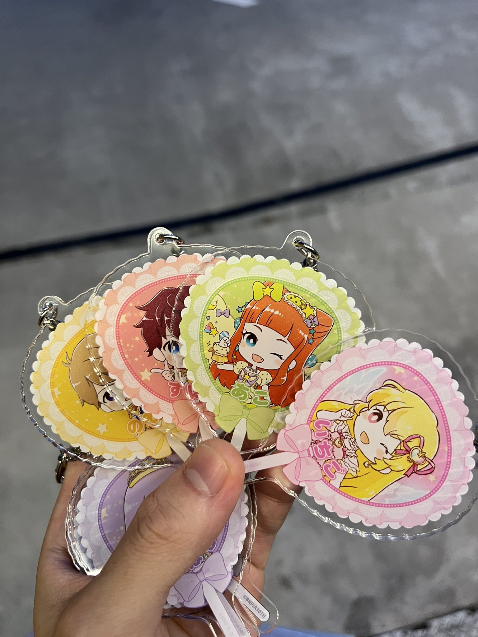 アイカツ！　一番カフェ　スーベニア　ネームタグ　キーホルダー　5th 虹野ゆめ アイカツ！ 一番カフェ スーベニア ネームタグ キーホルダー 5th