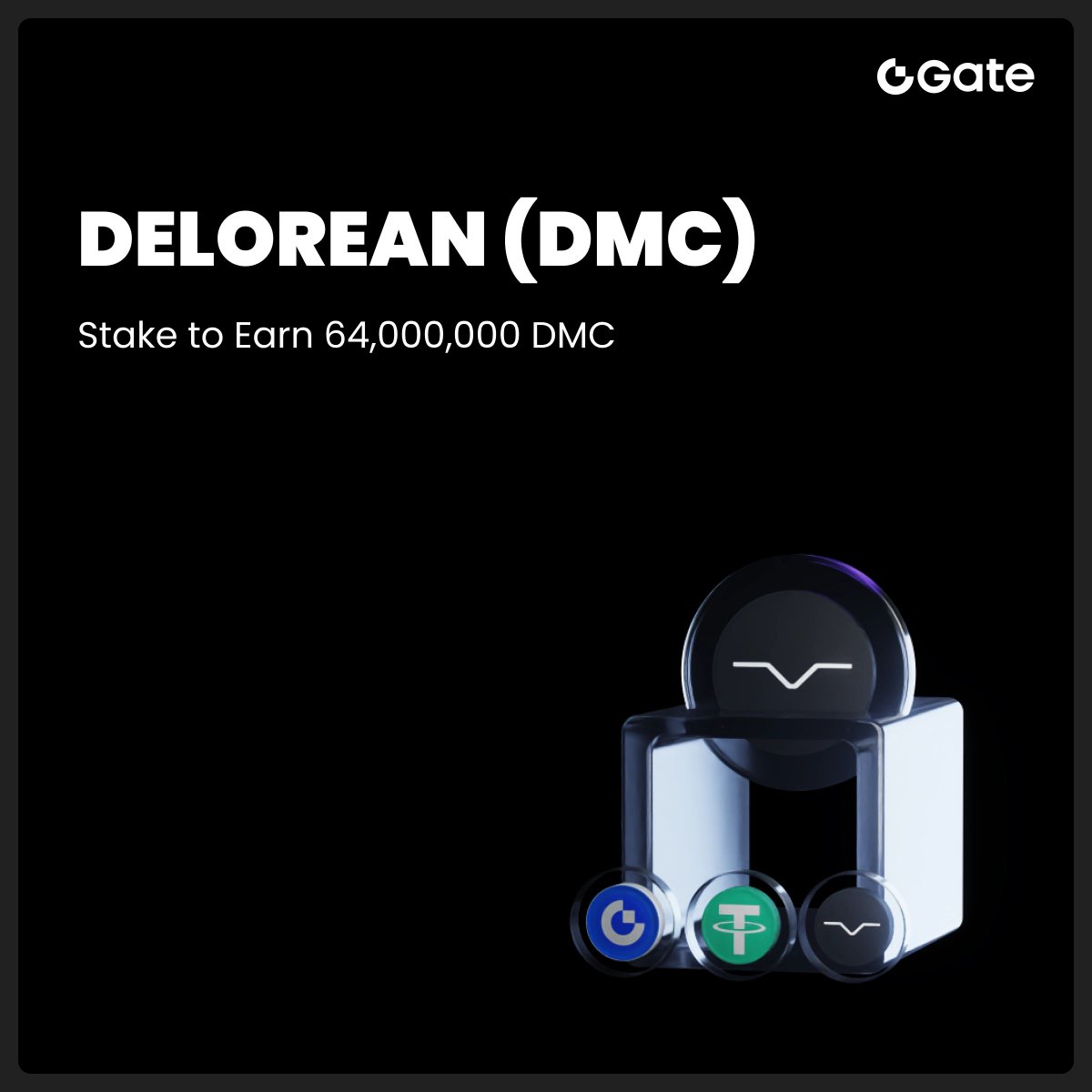 Gate Launch (@gateio_launch) on Twitter photo Gate #Launchpool: Stake $GT $USDT $DMC to Earn 64,000,000 $DMC <a href="/DeLoreanlabs/">DeLorean Labs #wenDeLorean</a>
- Staking Period: 11:00 AM, June 21 - July 22 (UTC)
- Highest estimated APR up to 760.42%
- Stake early, rewards auto-distributed when mining starts
Earn now: gate.com/zh/launchpool/… Gate #Launchpool: Stake $GT $USDT $DMC to Earn 64,000,000 $DMC <a href="/DeLoreanlabs/">DeLorean Labs #wenDeLorean</a>
- Staking Period: 11:00 AM, June 21 - July 22 (UTC)
- Highest estimated APR up to 760.42%
- Stake early, rewards auto-distributed when mining starts
Earn now: gate.com/zh/launchpool/…