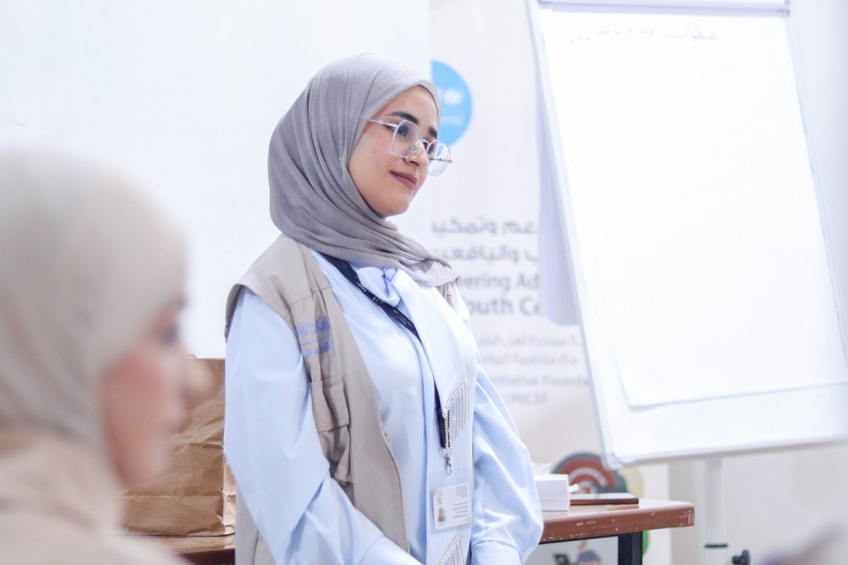 UNICEF in Syria -يونيسف سوريا (@unicefinsyria) on Twitter photo Farah, 21, sat alone at school in Dar’a until a #UNICEF youth-friendly space gave her a voice. Now she leads peer-support sessions and dreams of opening a counselling centre.
Read more👇
shorturl.at/tKyl9
#ForEveryChild #protection
<a href="/RelanoMeritxell/">Meritxell Relaño</a>
<a href="/UNICEFmena/">UNICEF MENA - يونيسف الشرق الأوسط وشمال إفريقيا</a>
<a href="/UNinSyria/">UN in Syria</a> Farah, 21, sat alone at school in Dar’a until a #UNICEF youth-friendly space gave her a voice. Now she leads peer-support sessions and dreams of opening a counselling centre.
Read more👇
shorturl.at/tKyl9
#ForEveryChild #protection
<a href="/RelanoMeritxell/">Meritxell Relaño</a>
<a href="/UNICEFmena/">UNICEF MENA - يونيسف الشرق الأوسط وشمال إفريقيا</a>
<a href="/UNinSyria/">UN in Syria</a>
