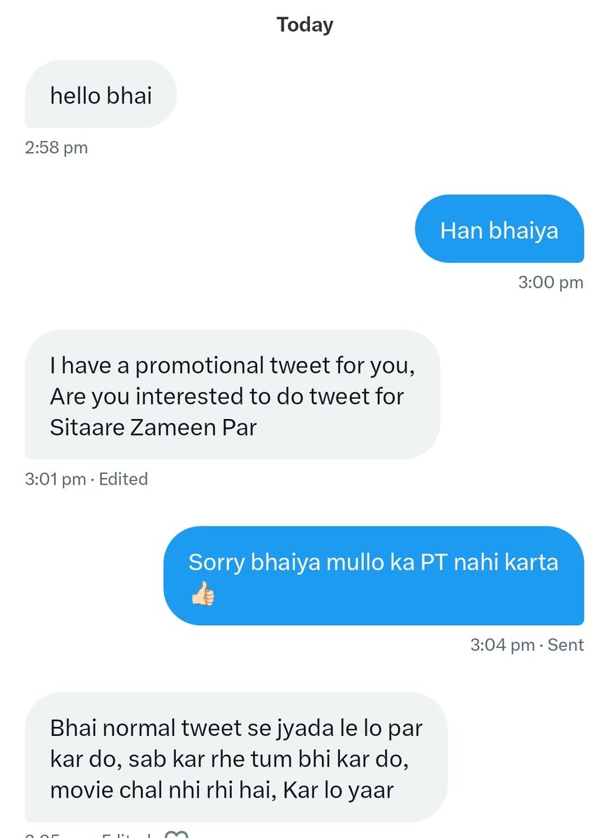 Warlock_Shubh's tweet image. Promotions won’t help you. Loyalty will. 
#SitaareZameenPar