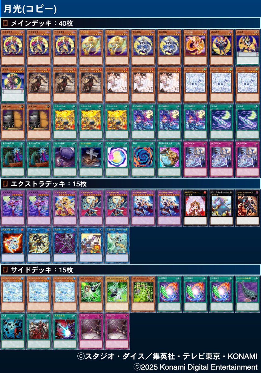 MURAKI2000's tweet image. 福々CS
白き森🎲○
○○
閃刀姫🎲○
○○
ヤミー🎲×
×○×
ヤミー🎲×
○○
トナメ
ヤミー🎲○
○○
ヤミー🎲○
○○
VS🎲○
○×○
6-1で優勝
先だけ引きだけ気持ちいい