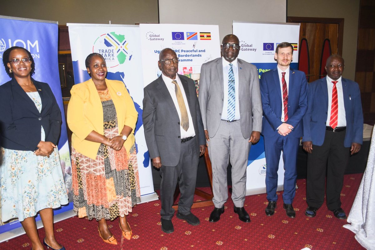 Francis Mwebesa (@fmwebesa1) on Twitter photo Officiated at the launch of the 'Uganda -DRC Peaceful & Resilient Borderlands Programme' that aims at enhancing cross border Trade between Uganda & DRC <a href="/UNOCHA_DRC/">OCHA DRC</a> <a href="/GovUganda/">Government of Uganda</a> <a href="/ubctvuganda/">UBC UGANDA</a> <a href="/JanSadek/">Jan Sadek</a> <a href="/CokeHamilton/">Pamela Coke-Hamilton</a>
<a href="/TradeMarkAfrica/">TradeMark Africa</a> <a href="/EUinUG/">EU in Uganda</a> <a href="/mia_uga/">Ministry of Internal Affairs Uganda</a> @DCICU <a href="/PSF_Uganda/">Private Sector Foundation Uganda</a>
<a href="/Eleanor_Flav/">Flavia Eleanor K</a> Officiated at the launch of the 'Uganda -DRC Peaceful & Resilient Borderlands Programme' that aims at enhancing cross border Trade between Uganda & DRC <a href="/UNOCHA_DRC/">OCHA DRC</a> <a href="/GovUganda/">Government of Uganda</a> <a href="/ubctvuganda/">UBC UGANDA</a> <a href="/JanSadek/">Jan Sadek</a> <a href="/CokeHamilton/">Pamela Coke-Hamilton</a>
<a href="/TradeMarkAfrica/">TradeMark Africa</a> <a href="/EUinUG/">EU in Uganda</a> <a href="/mia_uga/">Ministry of Internal Affairs Uganda</a> @DCICU <a href="/PSF_Uganda/">Private Sector Foundation Uganda</a>
<a href="/Eleanor_Flav/">Flavia Eleanor K</a>