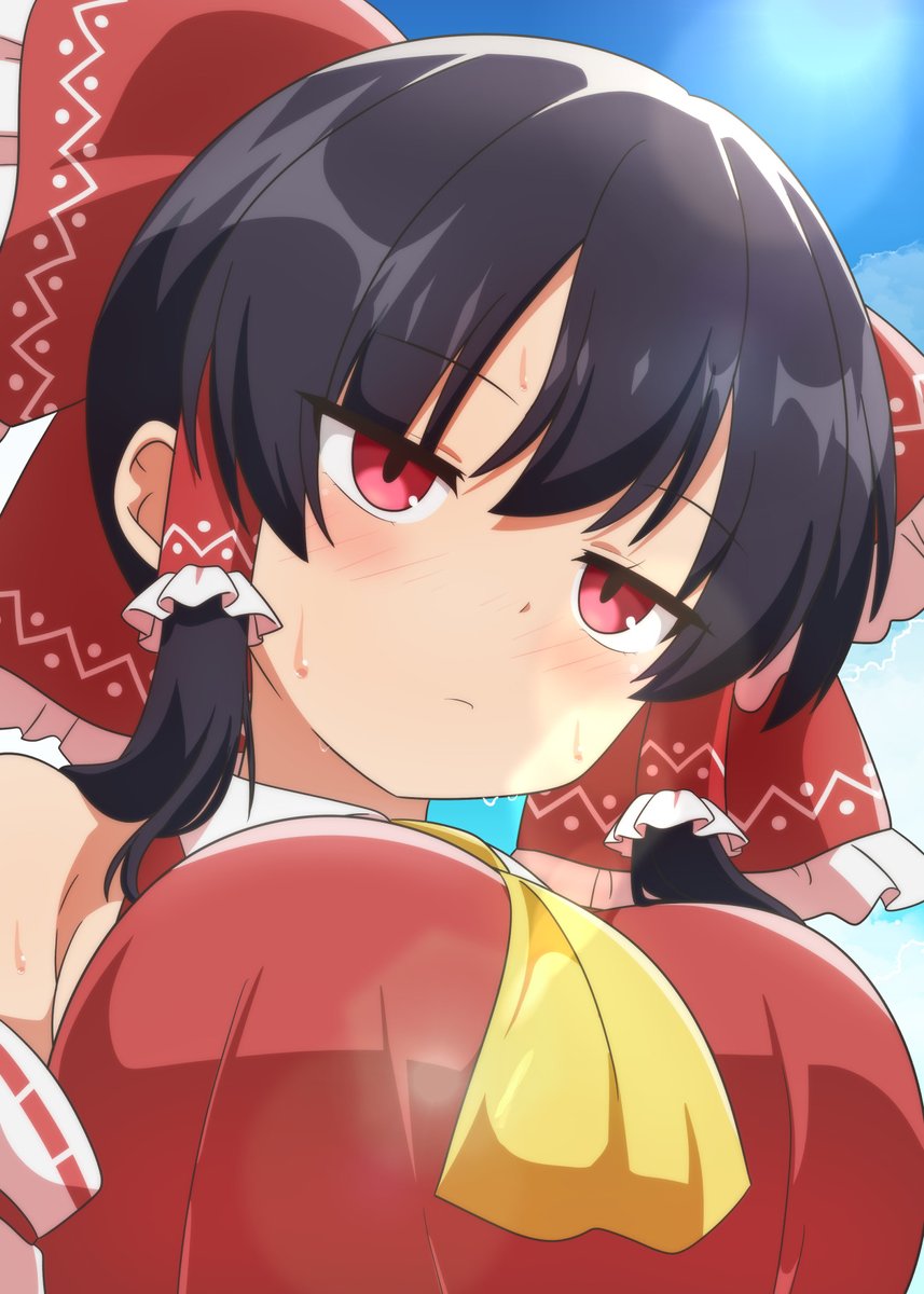 catotoho's tweet image. 暑い！！！
#東方Project #博麗霊夢