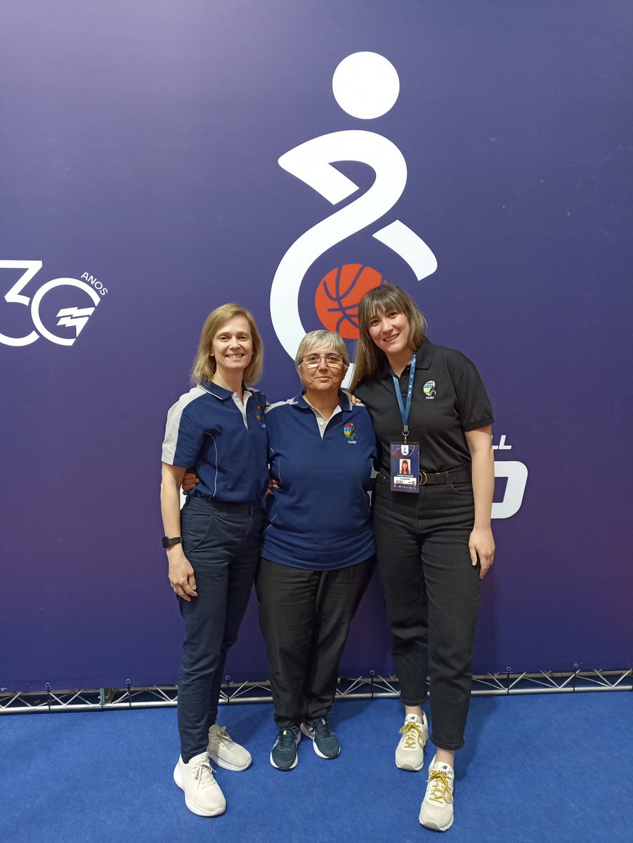 Clara Baquero y Tonia Gómez han estado como instructoras arbitrales y Tamara Sánchez
como clasificadora en el Mundial U23 de Sao Paulo (Brasil 🇧🇷)
🏀🏀🏀
#basket @wheelchairbasket #SaoPaulo #U23WBWC