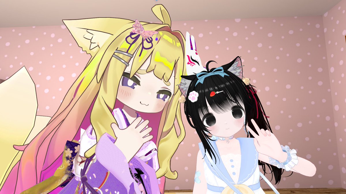 #おうちめすがき　なかつさんすごい確率で一番目に来てくださり嬉しかったです。またお部屋で遊んでくださいね🌸　びもゆさん　お部屋でメスガキトレーニング！！0回0回！！可愛い浴衣姿もみせてくださりありがとうございます🌸