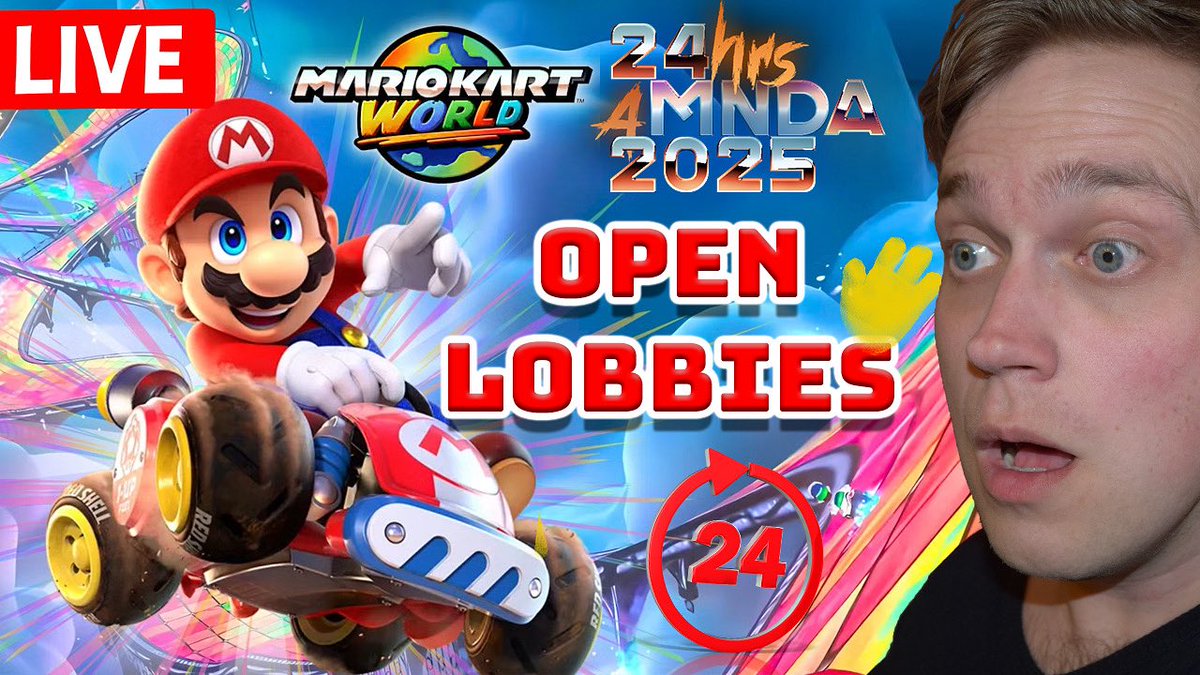 ctrtez (@ctrtez) on Twitter photo Mario Kart lobbies to raise money for <a href="/mndassoc/">MND Association</a> Come along to youtube.com/live/rMP4Jw0wI… to join
Donate at justgiving.com/page/24hourmnd…
#MarioKartWorld Mario Kart lobbies to raise money for <a href="/mndassoc/">MND Association</a> Come along to youtube.com/live/rMP4Jw0wI… to join
Donate at justgiving.com/page/24hourmnd…
#MarioKartWorld