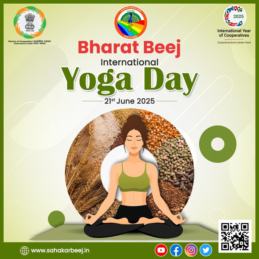bharatiyabeej's tweet image. 🧘‍♂️ “Balance your body, calm your mind, and awaken your soul- 
This is the power of Yoga.
Happy Yoga Day.
#BBSSL
#IDY2025 #YogaForOneEarthOneHealth #InternationalDayofYoga2025 #InternationalDayofYoga