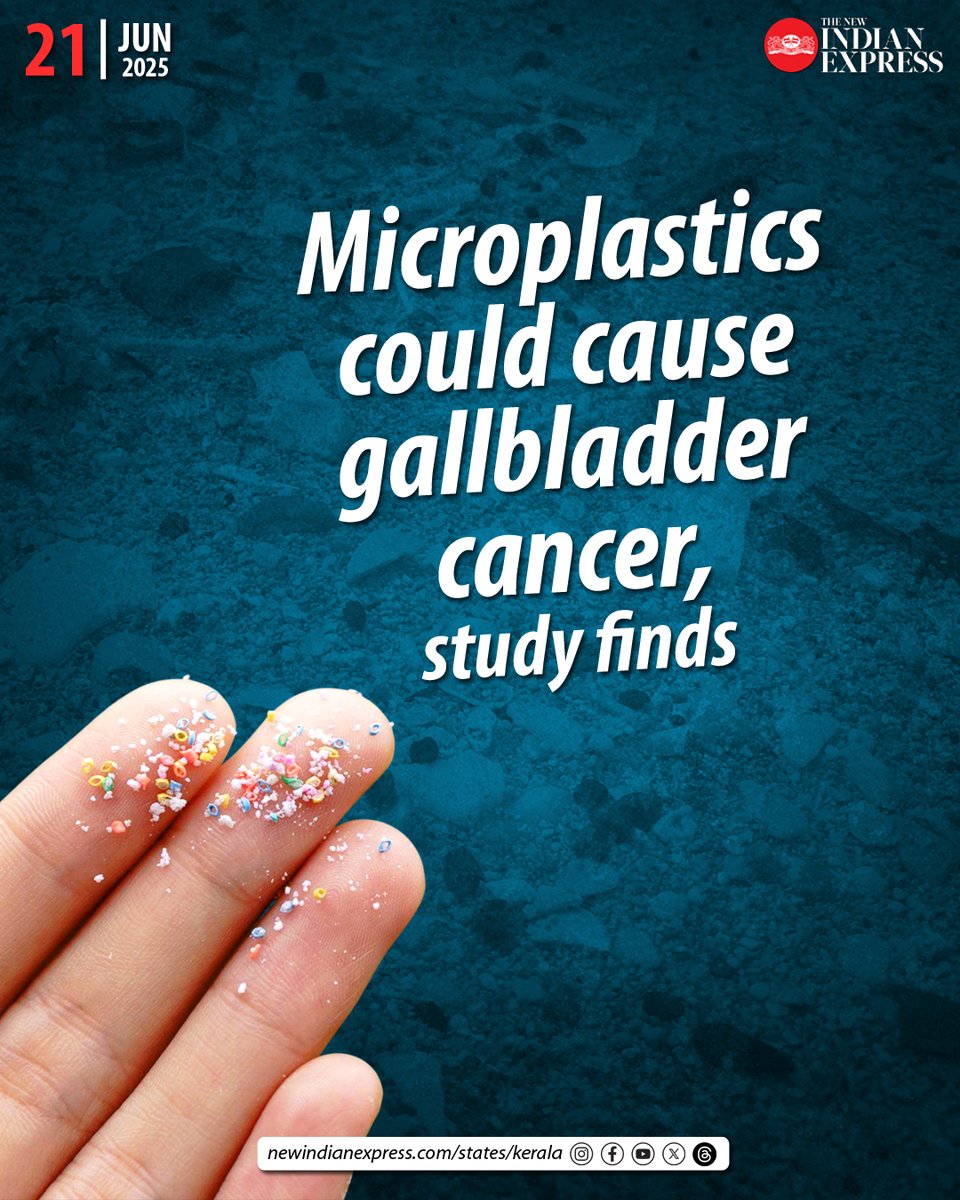 TNIE Kerala (@xpresskerala) on Twitter photo The study suggests that the potential carcinogenic effects of microplastics in such water bodies could help explain the rising incidence of GBC, including in regions like Kerala.
🔗rb.gy/7s2w9u
✍️<a href="/unitune6/">Unnikrishnan</a> The study suggests that the potential carcinogenic effects of microplastics in such water bodies could help explain the rising incidence of GBC, including in regions like Kerala.
🔗rb.gy/7s2w9u
✍️<a href="/unitune6/">Unnikrishnan</a>