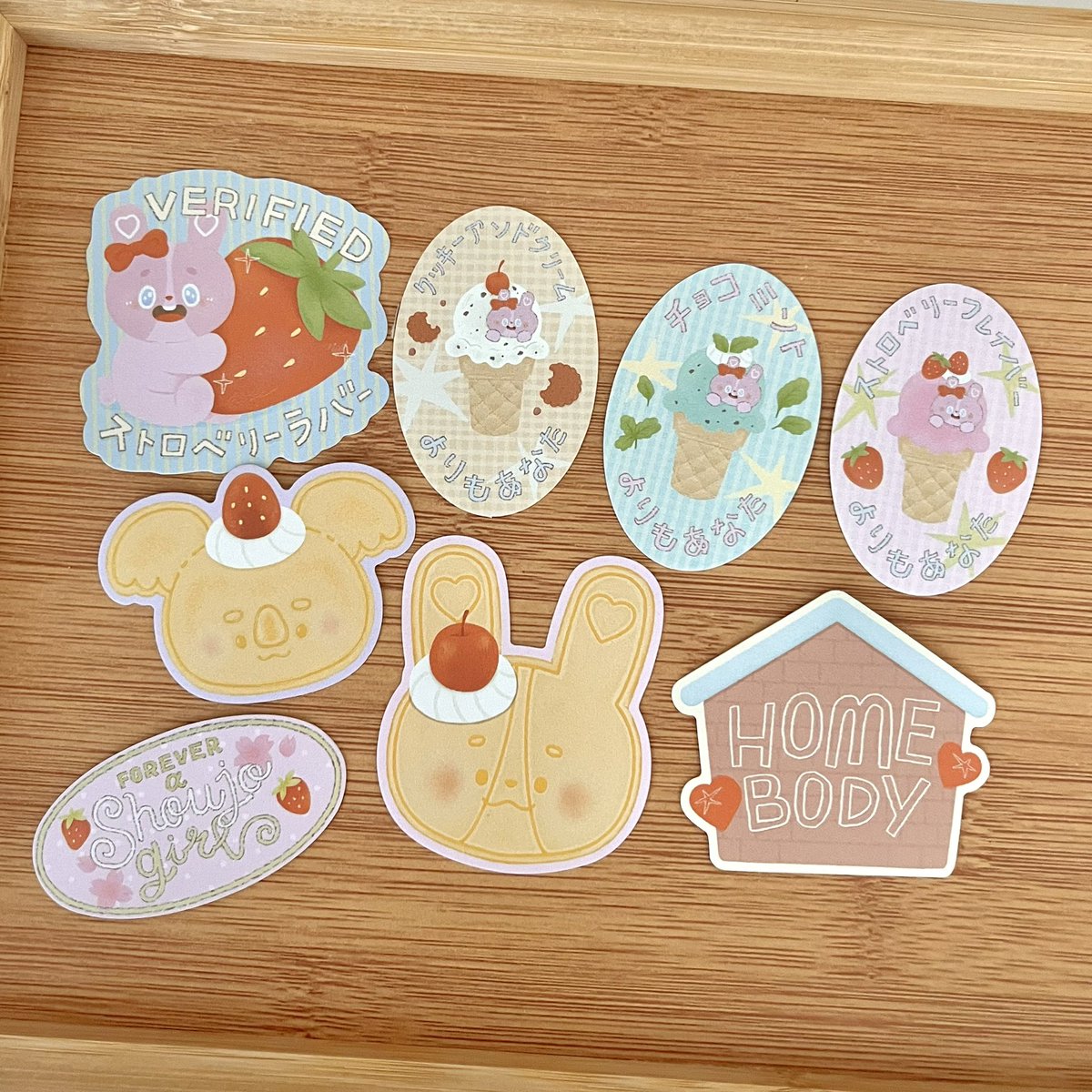 Hamlet’s die cut stickers 🍨🍓🏡 #IFEXPO25