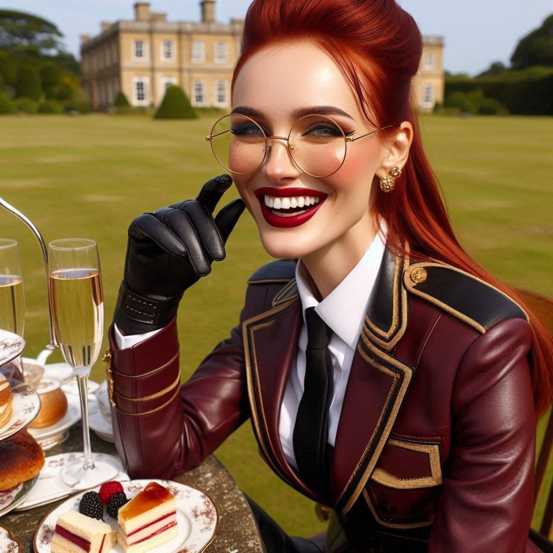Dominatrices enjoying high tea (@highteadoms) on Twitter photo Mistress Sophie and Mistress Moya take a well-earned break from flogging duties, to sip champagne in the tea room.
They laugh wickedly, reminiscing about the slaves, now shackled, their testicles cruelly clamped.
The tea servant, <a href="/subsubedje/">subsubedje</a>, is ignored and receives no thanks. Mistress Sophie and Mistress Moya take a well-earned break from flogging duties, to sip champagne in the tea room.
They laugh wickedly, reminiscing about the slaves, now shackled, their testicles cruelly clamped.
The tea servant, <a href="/subsubedje/">subsubedje</a>, is ignored and receives no thanks.
