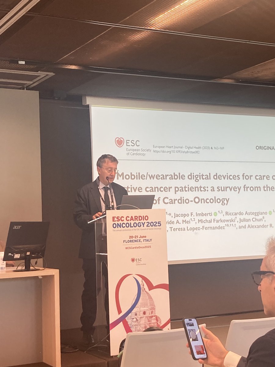 Jacopo Imberti (@jacopoimberti) on Twitter photo 🚨Cardio-oncology at extremes!
Amazing session on advanced HF, wearable devices & amyloidosis!
👏<a href="/BorianiGiuseppe/">Boriani Giuseppe</a> for leading an important survey on the topic: tinyurl.com/3jprer7e
#ESCardioOnco2025
<a href="/escardio/">European Society of Cardiology</a> <a href="/ESC_Journals/">European Society of Cardiology Journals</a> 🚨Cardio-oncology at extremes!
Amazing session on advanced HF, wearable devices & amyloidosis!
👏<a href="/BorianiGiuseppe/">Boriani Giuseppe</a> for leading an important survey on the topic: tinyurl.com/3jprer7e
#ESCardioOnco2025
<a href="/escardio/">European Society of Cardiology</a> <a href="/ESC_Journals/">European Society of Cardiology Journals</a>